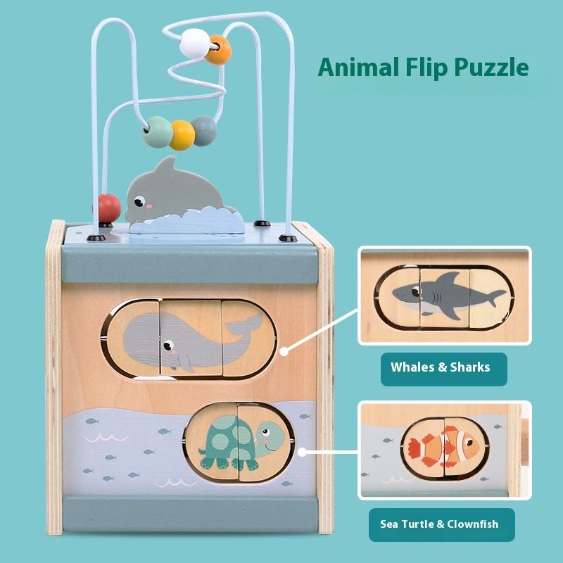 Wood Puzzle Box  SL-A-111